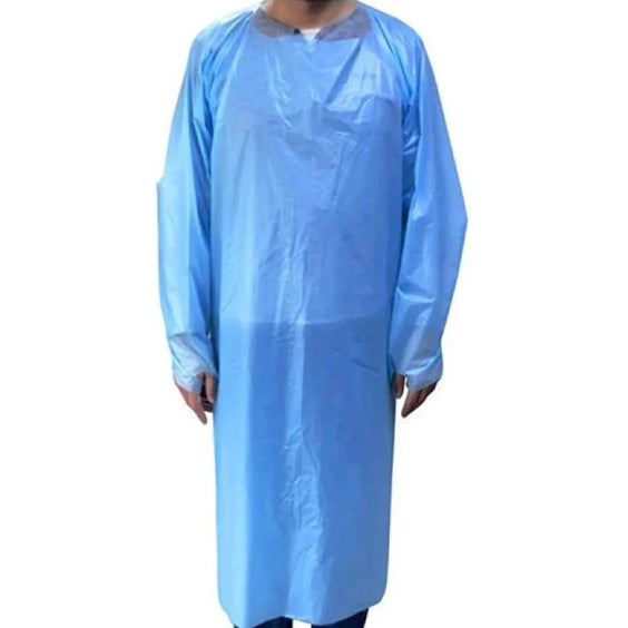 Disposable Medical Isolation Gowns with 20% Discount for Healthcare Workers. 200 AAMI Level 1 Apron Smocks. Virus Droplet Protection Barrier. Unisex Men and Women